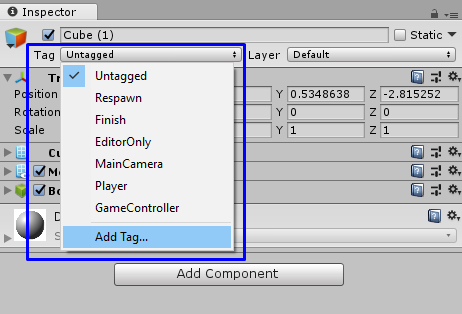 unity find object with tag cast