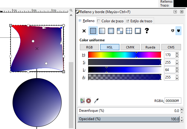 Degradado Rejilla Inkscape