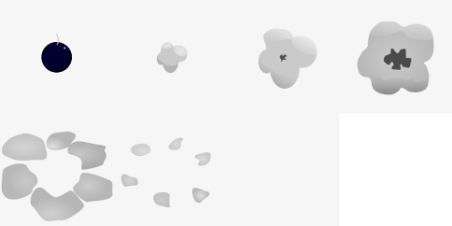 Explosion, sprites, animation
