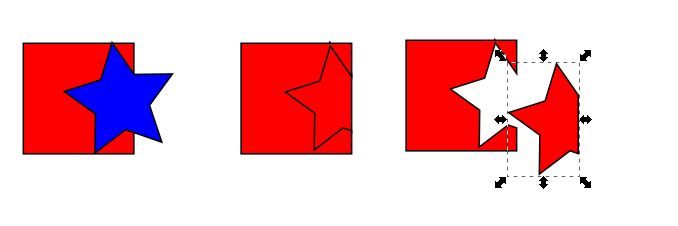 Inkscape división de objetos